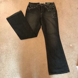 Jeanstar black flare leg jeans